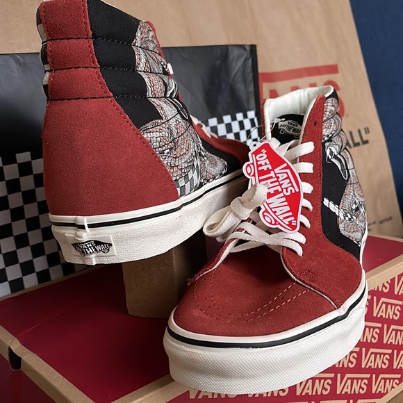 Vans Sk8-Hi Desert Snake/Chili Oil sneakers WMNS - Picture 10 of 16
